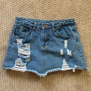 Shein - jean skirt